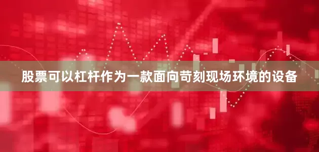 股票可以杠杆作为一款面向苛刻现场环境的设备