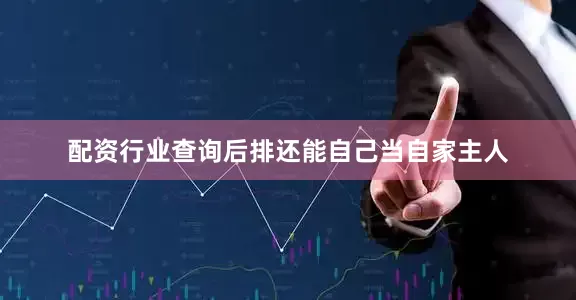配资行业查询后排还能自己当自家主人